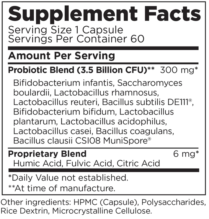 CT-Biotic 60 Capsules CellCore Biosciences