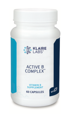 ACTIVE B COMPLEX 60 CAPSULES Klaire Labs