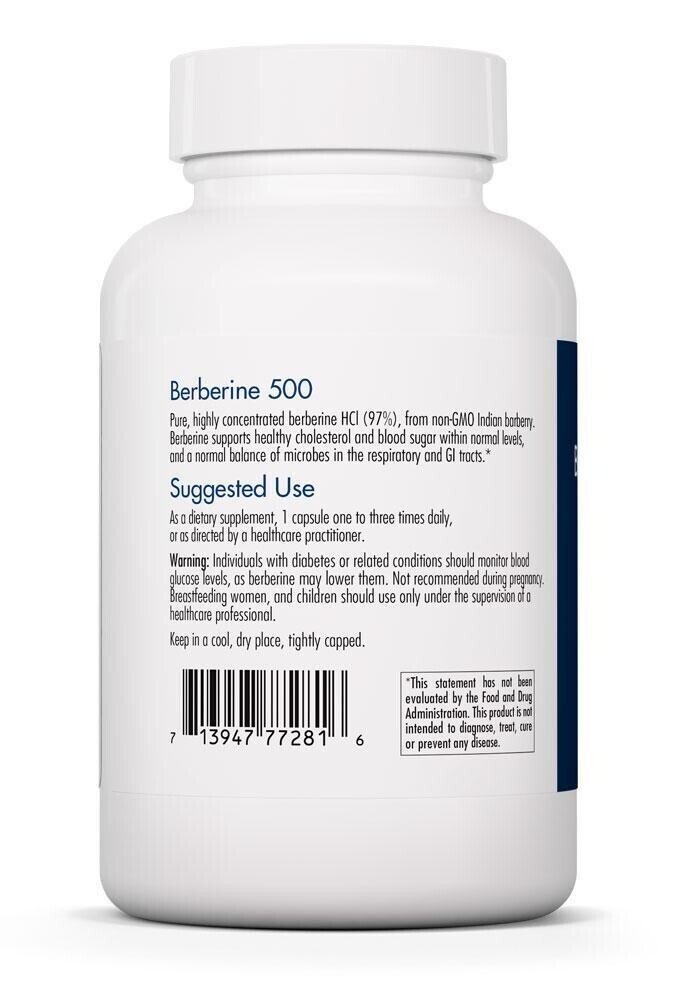 Berberine 500 mg 90 Vegetarian Capsules Allergy Research Group