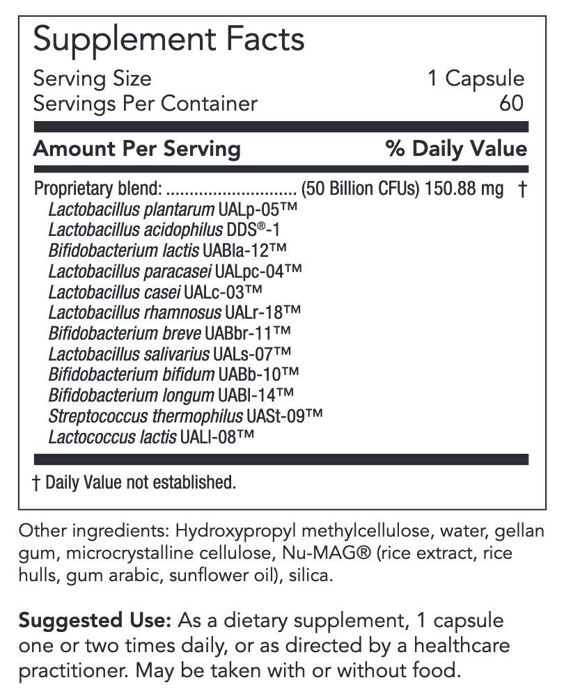 Essential Biotic COMPLETE 60 delayed-release vegetarian capsules   Allergy Research Group