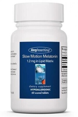 Slow Motion Melatonin 1.2 mg 60 Tabs Allergy Research Group