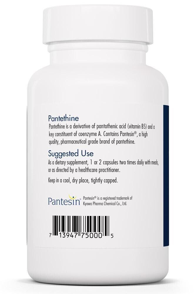 Pantethine 60 Vegetarian Capsules Allergy Research Group