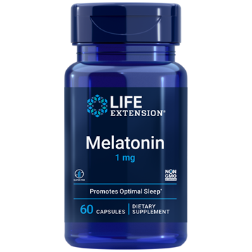 Melatonin 1 mg 60 capsules Life Extension