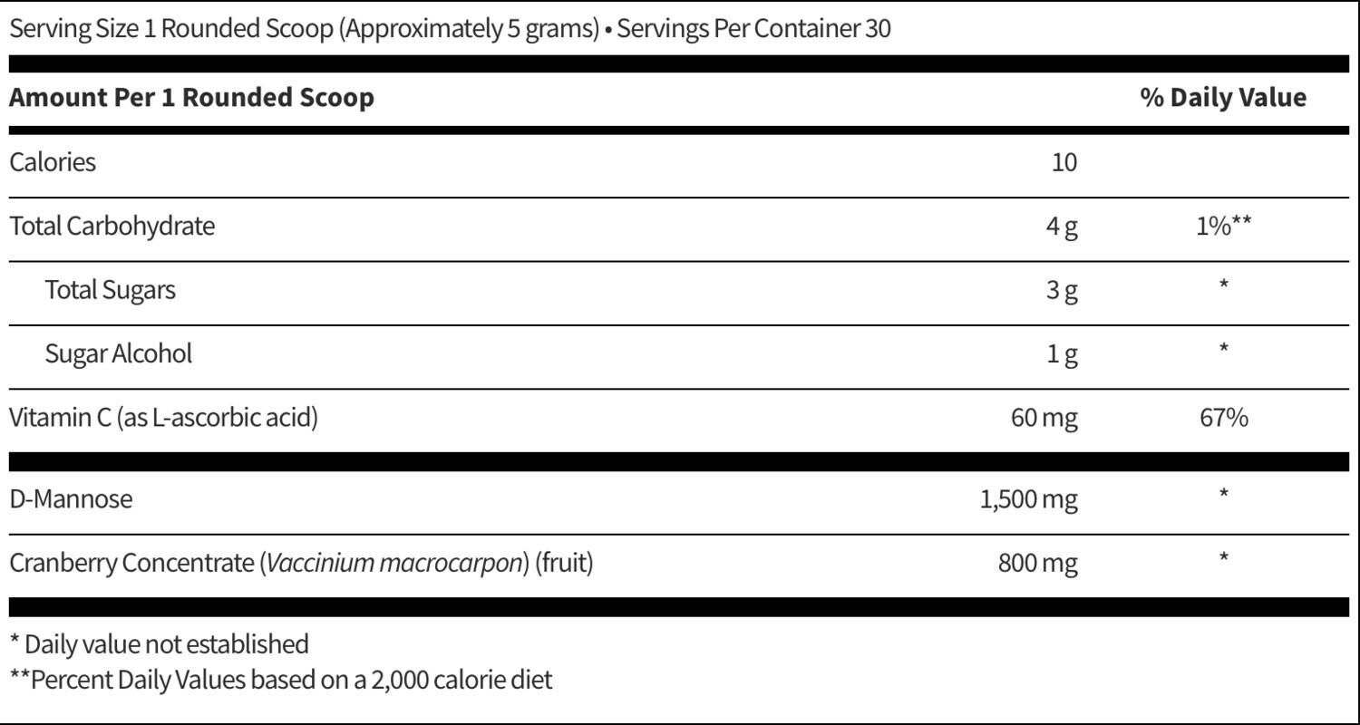 D-MANNOSE PLUS POWDER 150 gr SFI HEALTH