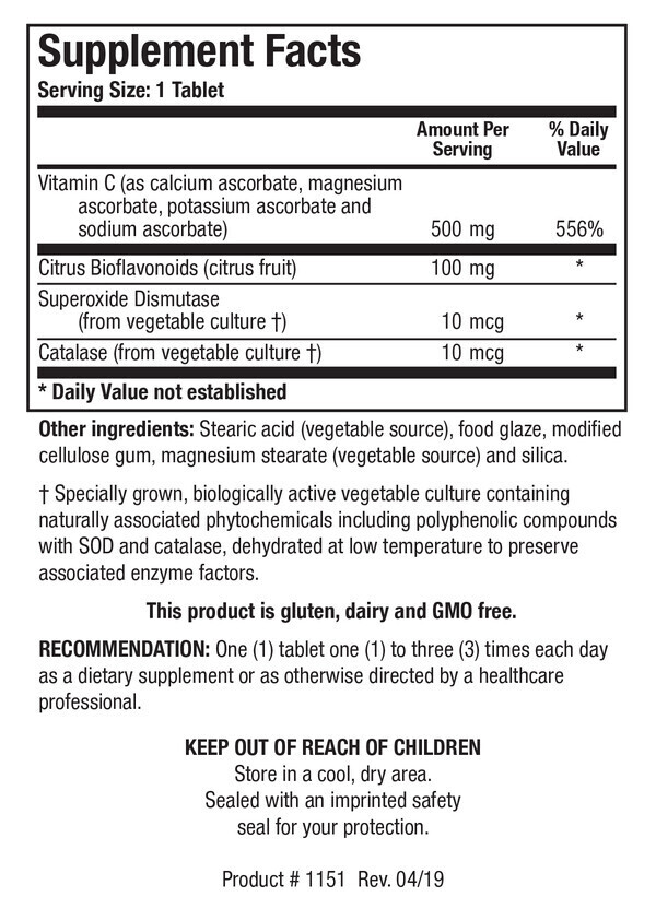 Bio-C Plus 100 tablets Biotics Research