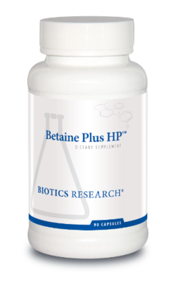 Betaine Plus HP 90 capsules Biotics Research