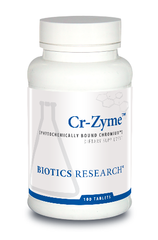 Cr-Zyme (Chromium) 100 Tablets Biotics Research
