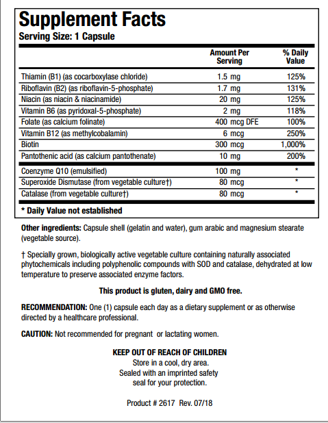CoQ-Zyme 100 Plus 60 Capsules Biotics Research