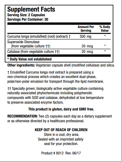CurcumRx 60 Capsules Biotics Research