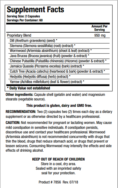 Dysbiocide 120 Capsules Biotics Research