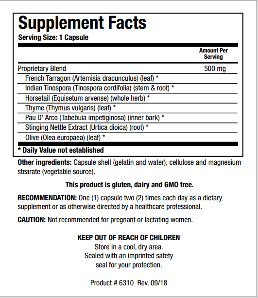 FC-Cidal 120 Capsules Biotics Research