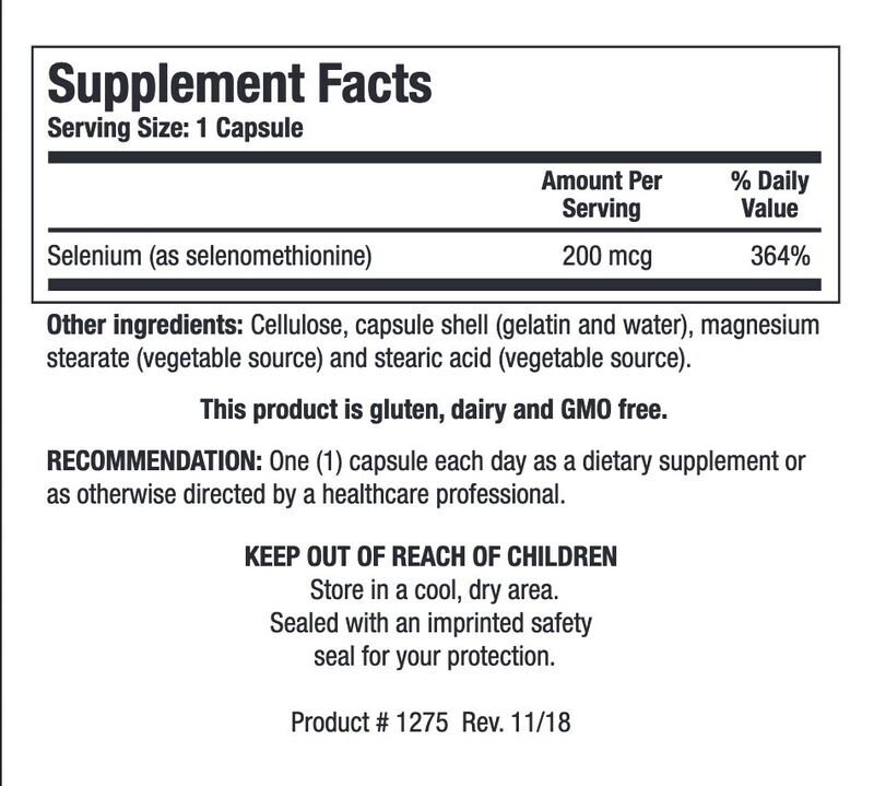 Selenomethionine 90 Capsules Biotics Research