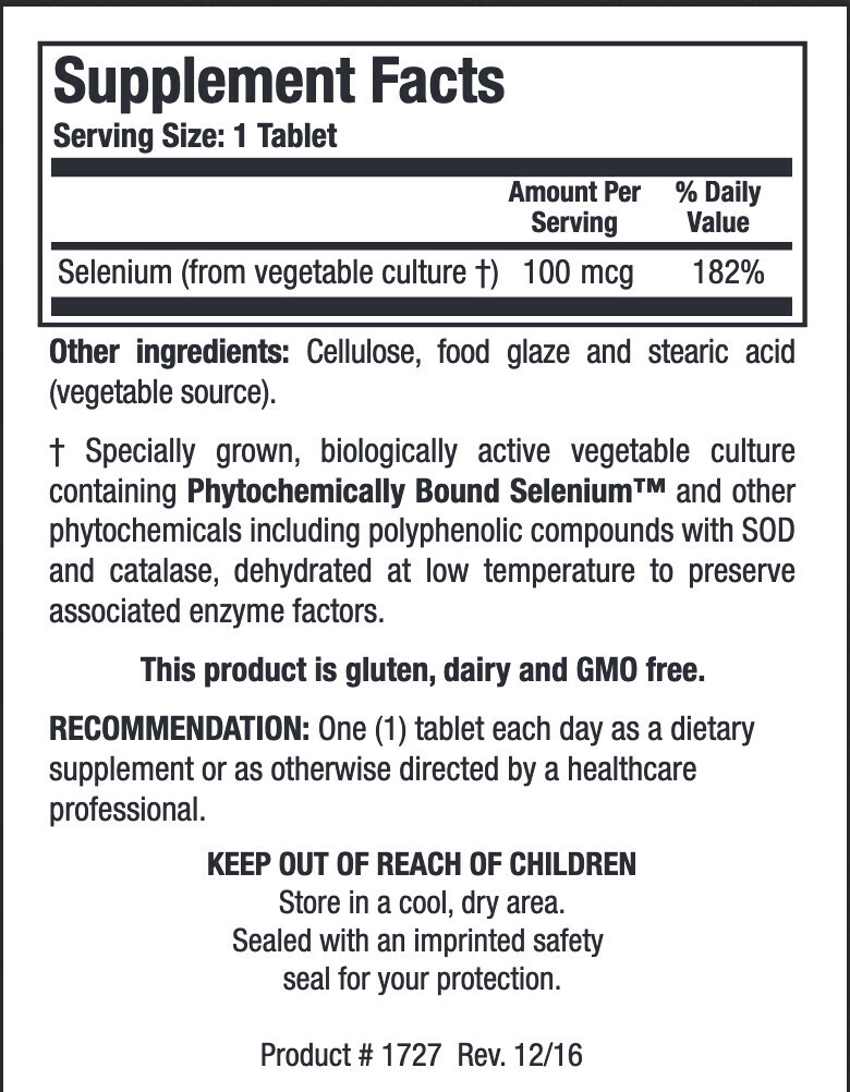 Se-Zyme Forte 100 Tablets Biotics Research