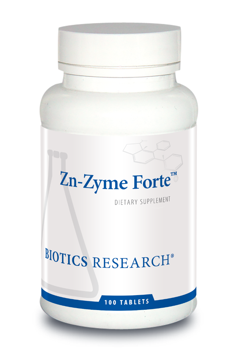 Zn-Zyme Forte 100 Tablets Biotics Research