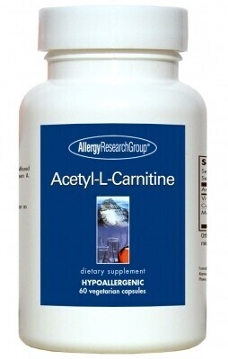 Acetyl-L-Carnitine 500 mg 100 Veg Caps Allergy Research Group