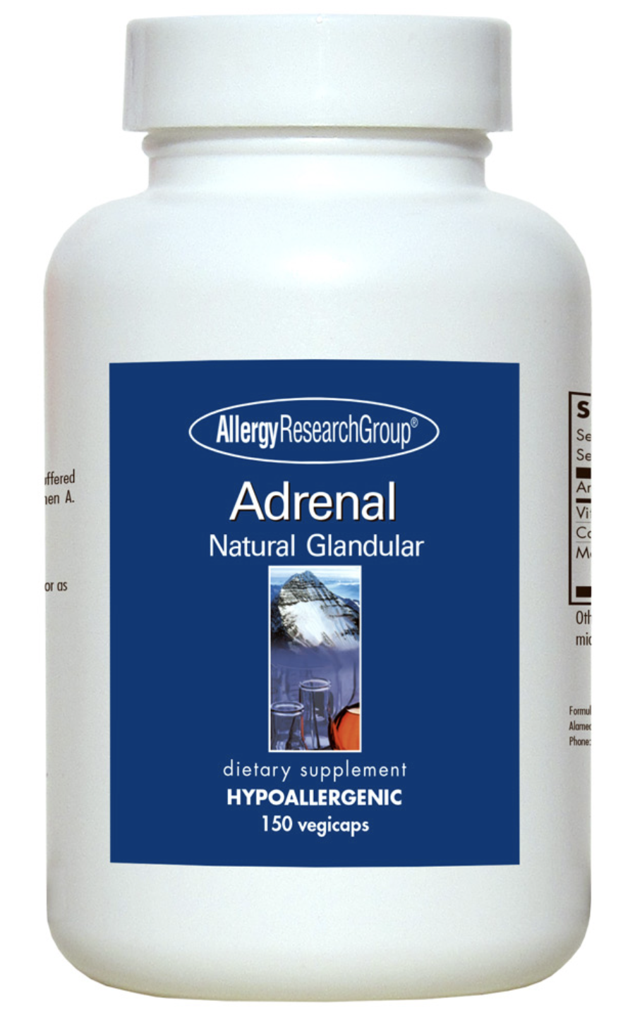 Adrenal 100 mg 150 Vegicaps Allergy Research Group