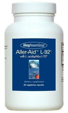 Aller-Aid L-92  60 Vegetarian Capsules Allergy Research Group