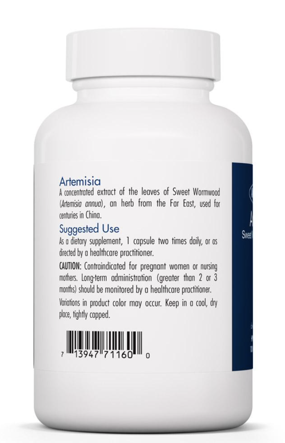 Artemisia 500 mg 100 Vegetarian Capsules Allergy Research Group