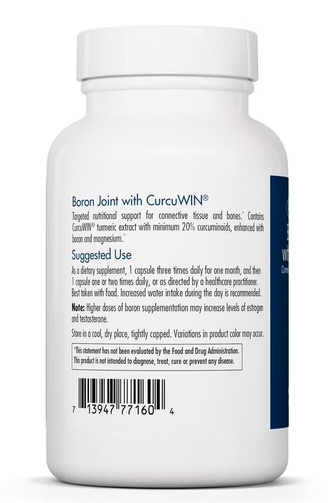 Boron Joint with CurcuWIN 90 Veg Caps  Allergy Research Group