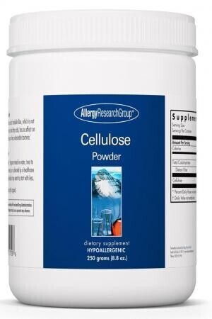 Cellulose Powder 250 grams Allergy Research Group