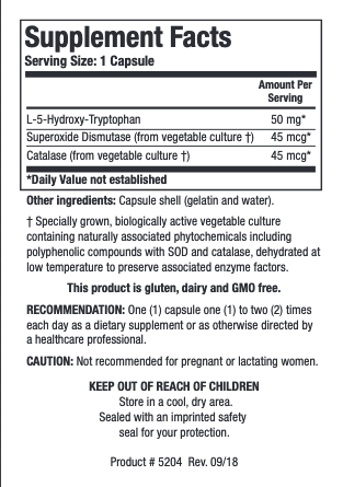 5-HTP 50 mg 150 capsules Biotics Research