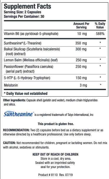 Alpha-Theta Ultra PM 60 capsules Biotics Research