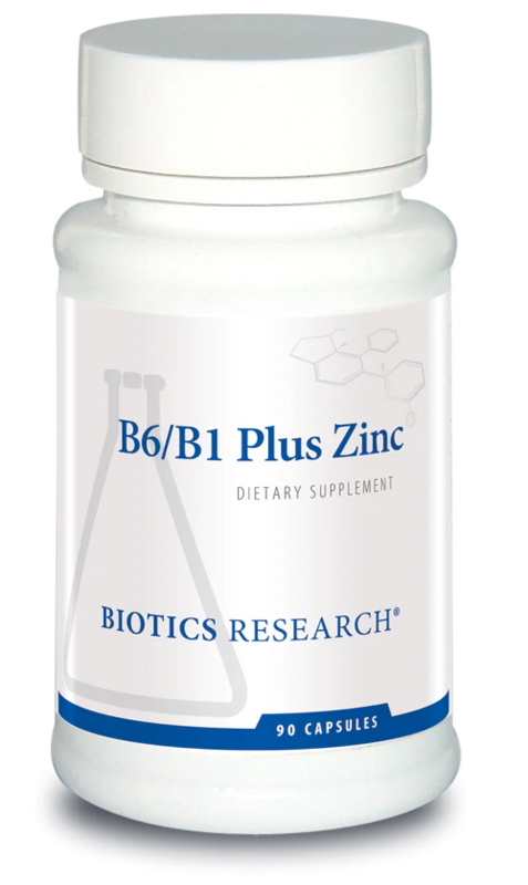 B6/B1 Plus Zinc 90 capsules Biotics Research