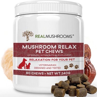 Mushroom Relax Pet Chews REAL MUSHROOMS
