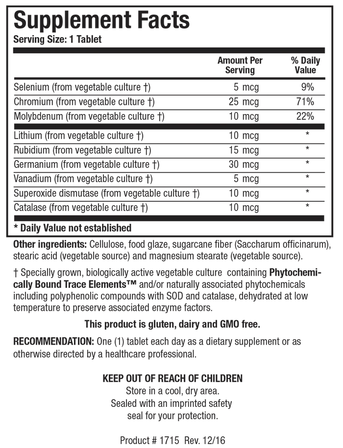Basic Nine 100 tablets Biotics Research