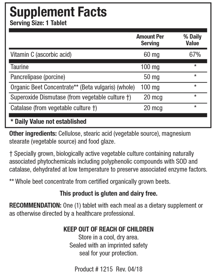 Beta-TCP 90 tablets Biotics Research