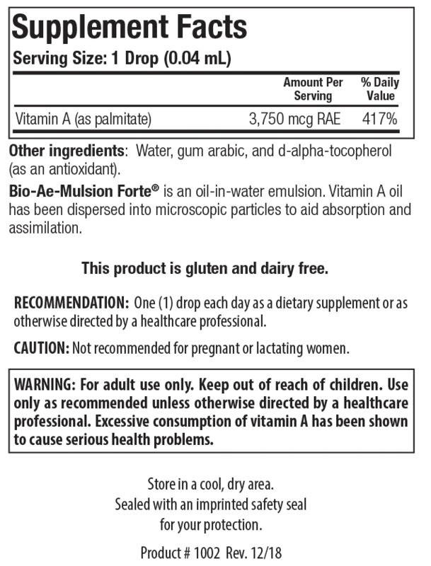 Bio-Ae-Mulsion Forte 30 ml Biotics Research