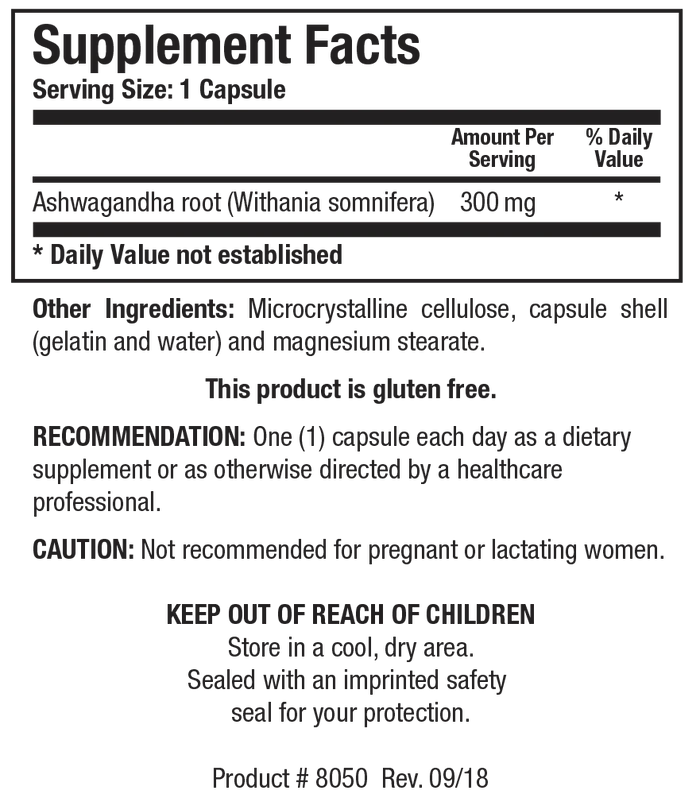 Bio-Ashwagandha 250 mg 60 capsules Biotics Research