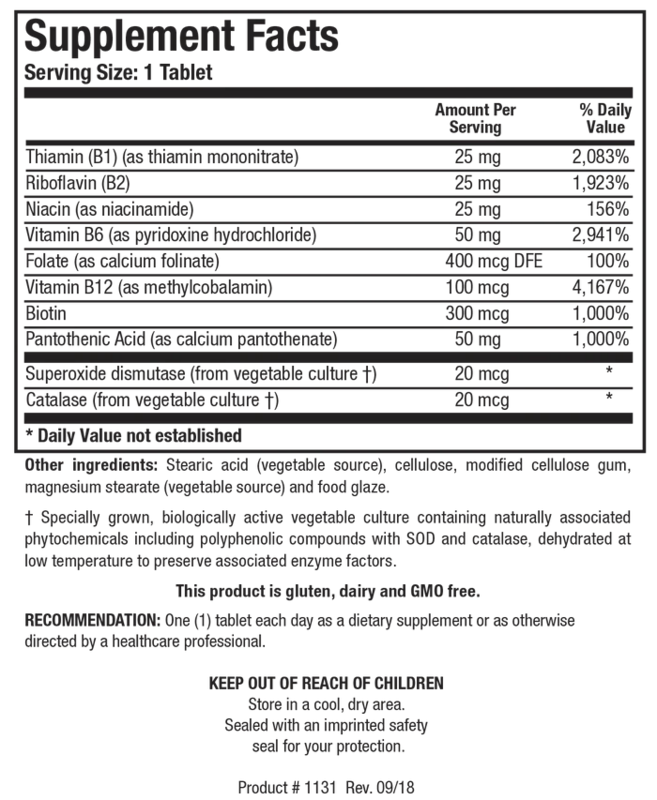 Bio-B Complex 90 tablets Biotics Research