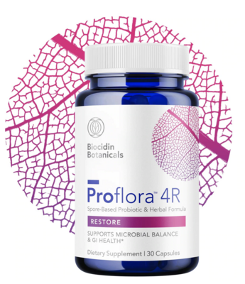 Proflora 4R Restorative Probiotic 30 capsules Biocidin Botanicals