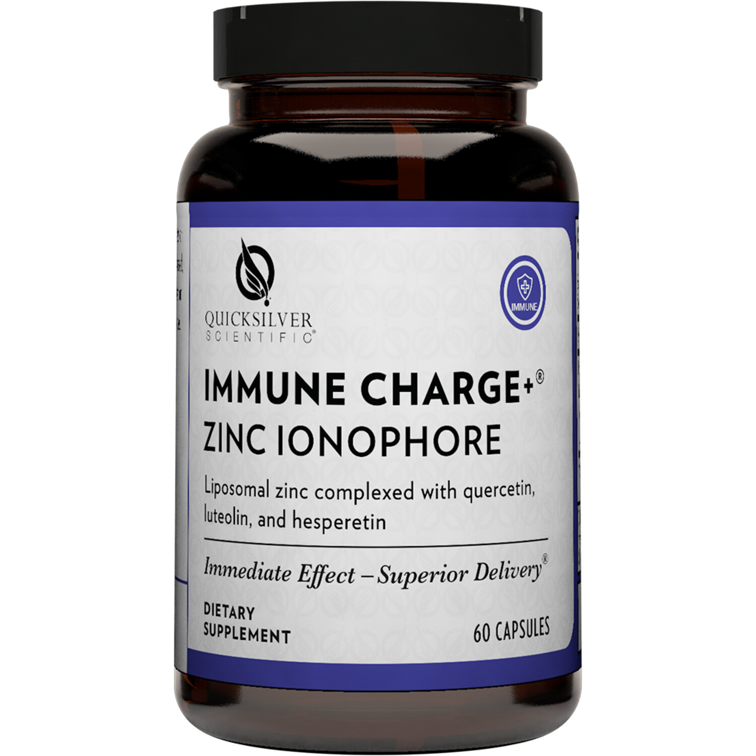 Immune Charge+ Zinc Iono 60 softgels Quicksilver Scientific