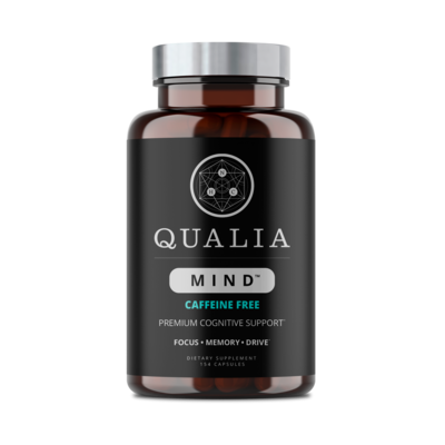 Qualia Mind Caffeine Free 154 vegcapsules NEUROHACKER COLLECTIVE