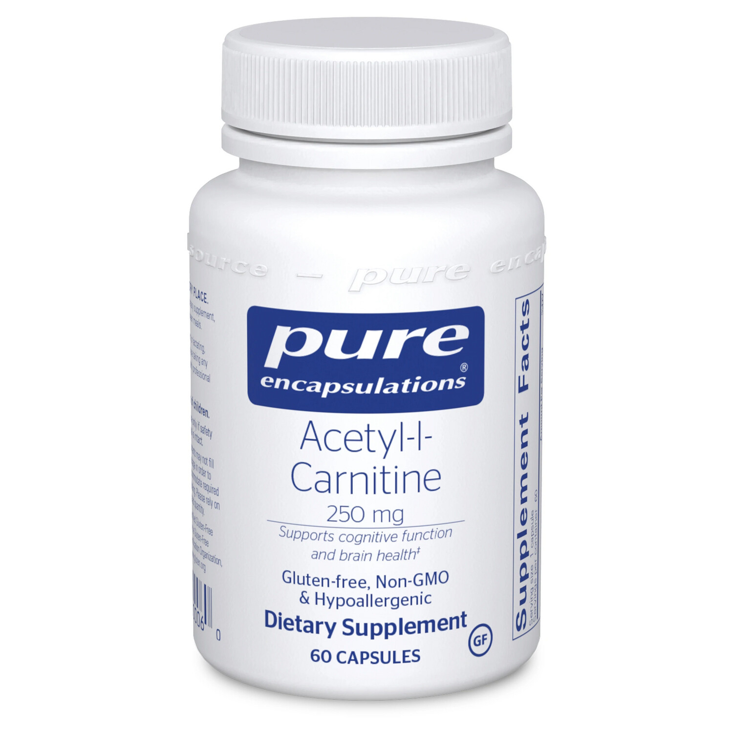 Acetyl-L-Carnitine 250 mg 60 vcaps Pure Encapsulations