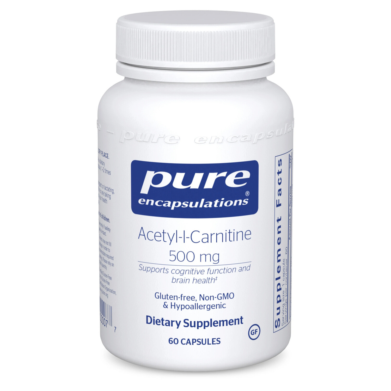 Acetyl-L-Carnitine 500 mg 60 vcaps Pure Encapsulations