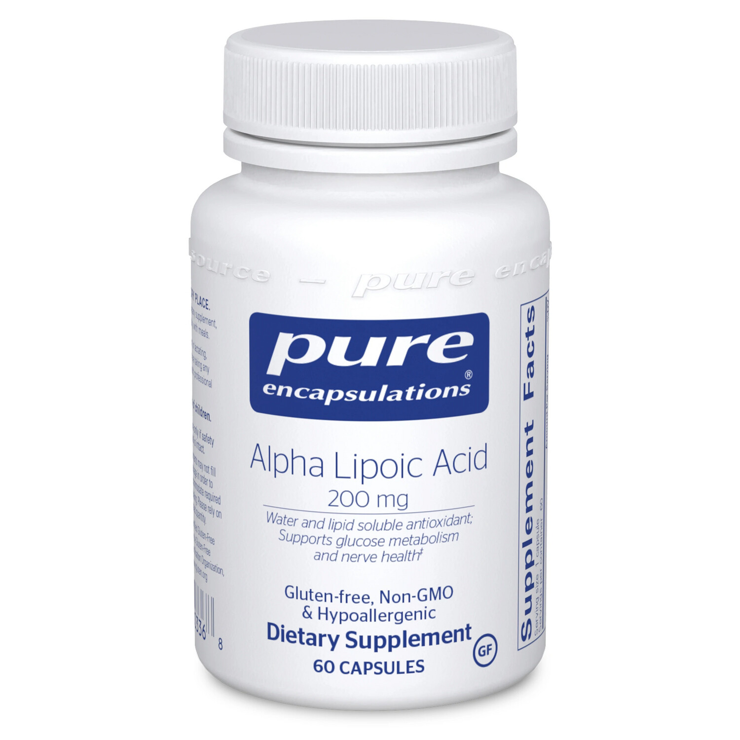 Alpha Lipoic Acid 200 mg 60 vcaps Pure Encapsulations
