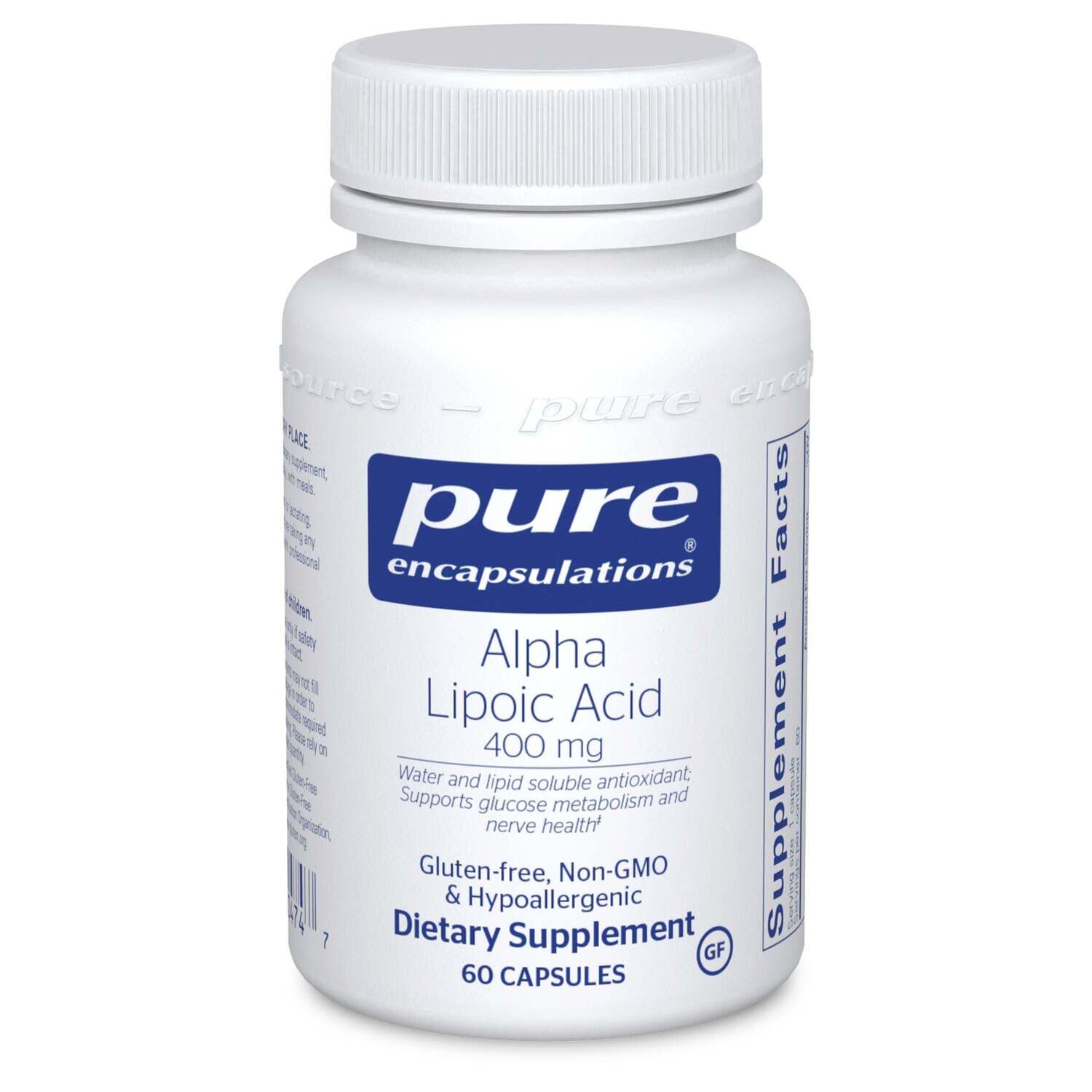 Alpha Lipoic Acid 400 mg 60 vcaps Pure Encapsulations