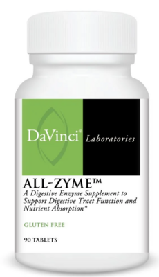 All-Zyme 90 tablets DaVinci Laboratories