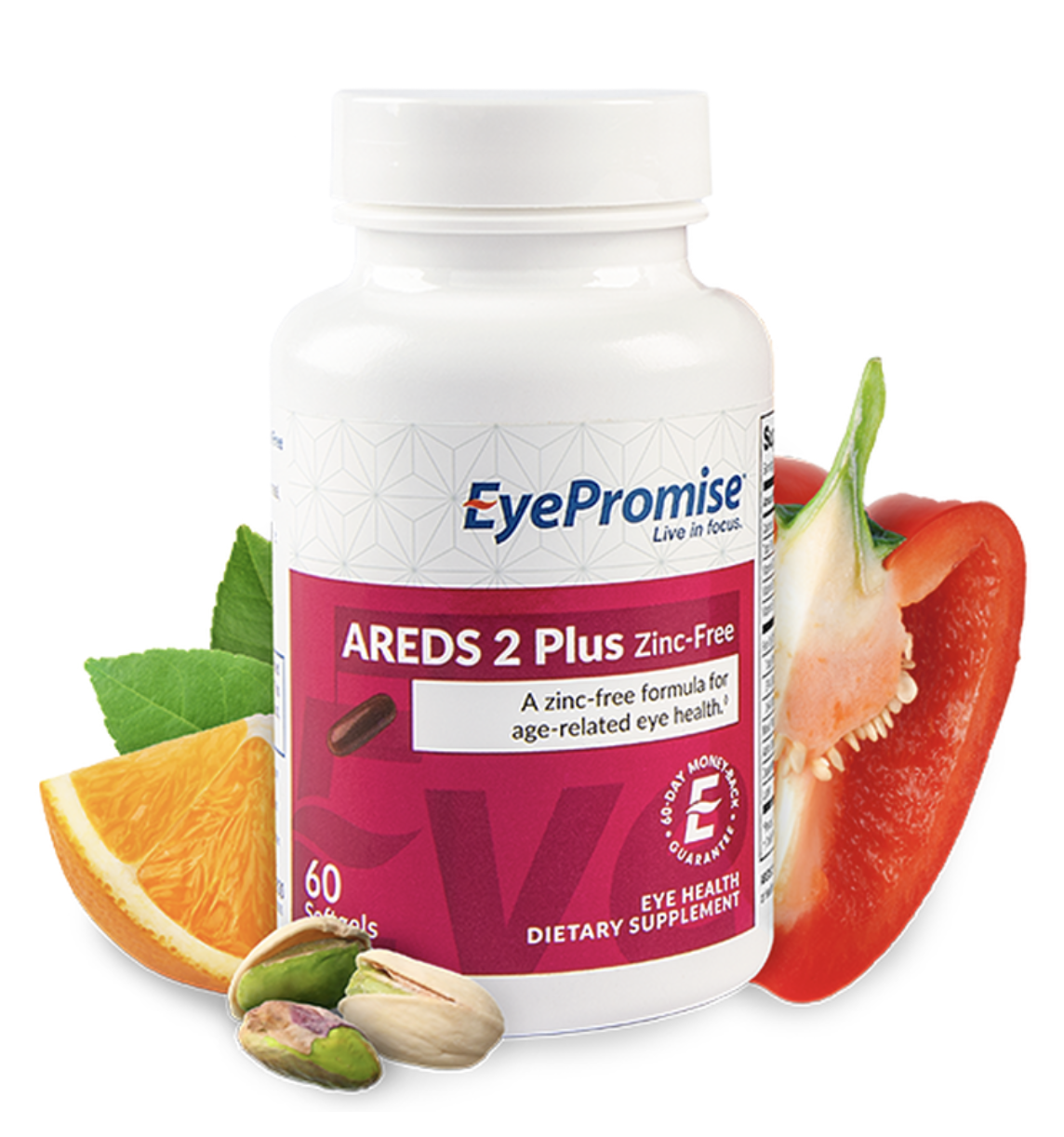 AREDS 2 Plus Zinc-Free 60 softgels EyePromise