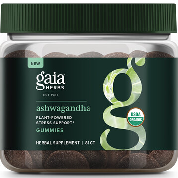 Ashwagandha Gummies 81 gummies GAIA HERBS