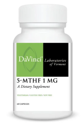 5-MTHF 1 mg 60 capsules DaVinci Laboratories