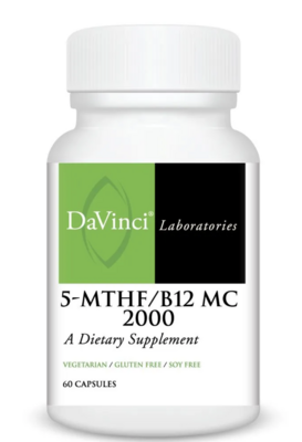 5-MTHF/B12 MC2000 60 capsules DaVinci Laboratories