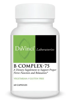 B Complex-75 60 capsules DaVinci Laboratories