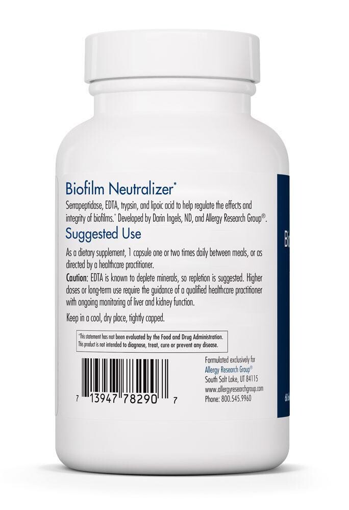 Biofilm Neutralizer with  EDTA 60 vegcaps Allergy Research Group