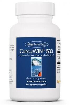 CurcuWIN 500 60 Vegetarian Capsules Allergy Research Group
