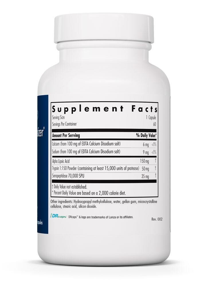 Biofilm Neutralizer with  EDTA 60 vegcaps Allergy Research Group