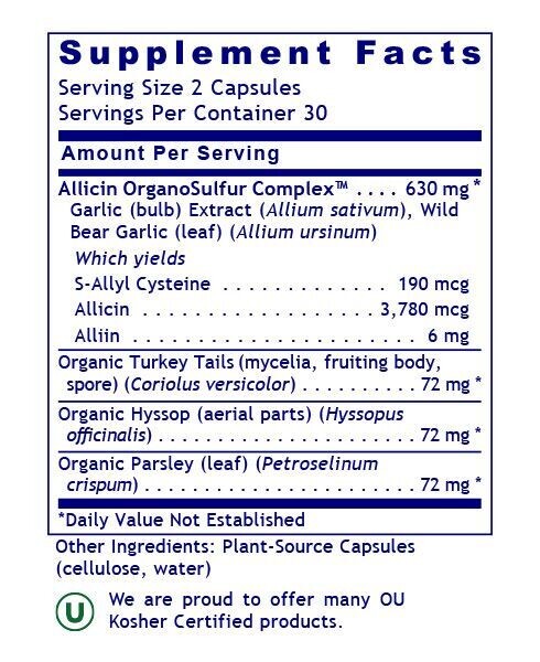 Allicidin 60 capsules Premier Research Labs